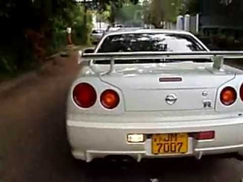 Taking The Nissan Skyline R34 Gt R M Spec Nur For A Morning Drive In Sri Lanka Youtube