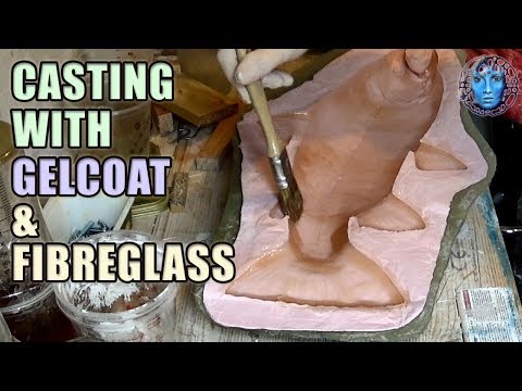 CASTING With GELCOAT & FIBREGLASS