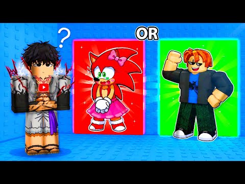 Would You Rather Boys Vs Girls Tower Outfit Tower in Roblox 