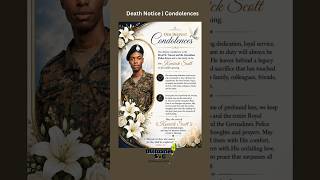 Kenrick Scott - Death Notice #ObituariesSVG #Obituaries #SVG