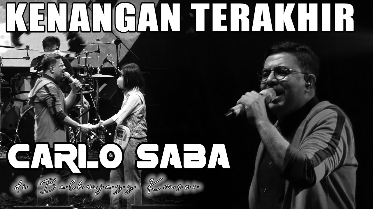 KENANGAN TERAKHIR CARLO SABA DI KONSER BALKONJAZZ MAGELANG BARENG KAHITNA