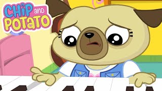 Piano Pressue | Chip and Potato  | Cartoons For Kids | Wildbrain Wonder