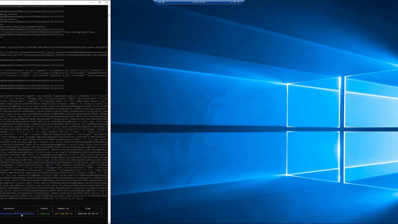 Phishing LinkedIn account, bypassing 2 Factor Auth.