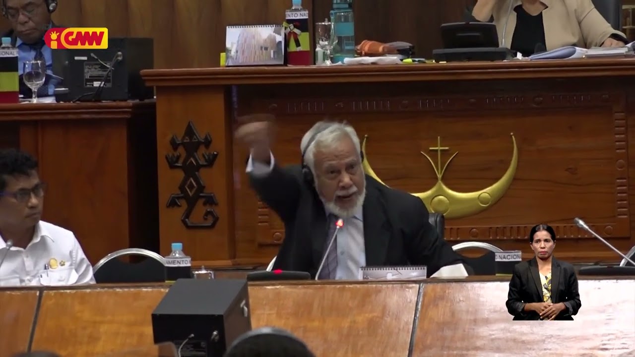 Mosu dezentendementu entre PM Xanana no Deputada Maria Rangel iha loron dauluk debate OJE tinan 2024