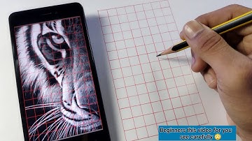 How to make perfect Grid for perfect Outline in A4 Size paper | Beginners this video for you 😊