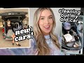 WE GOT NEW CARS + CLEANING OUT MY FILTHY OLD CAR | leighannvlogs