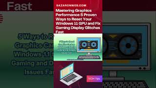 Mastering Graphics Performance 5 Proven Ways to Reset Your GPU and Fix Gaming Display Glitches Fast.