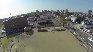 First Aerial Video by Quad Robot "DJI F450 GPS & KMR-P4 with GoPro"