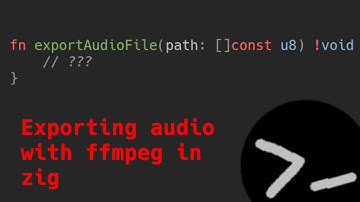 Saving audio files with ffmpeg to debug my video editor