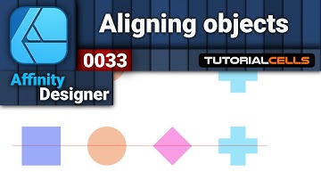 0033. Aligning objects in Affinity designer