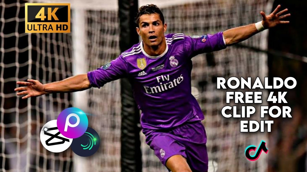 Cristiano Ronaldo 4k Free Clip (2017) │Clip For Edit on Make a GIF