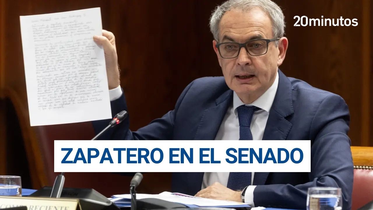 ZAPATERO exhibe una carta en el SENADO para desmentir que posea una MINA DE ORO en VENEZUELA