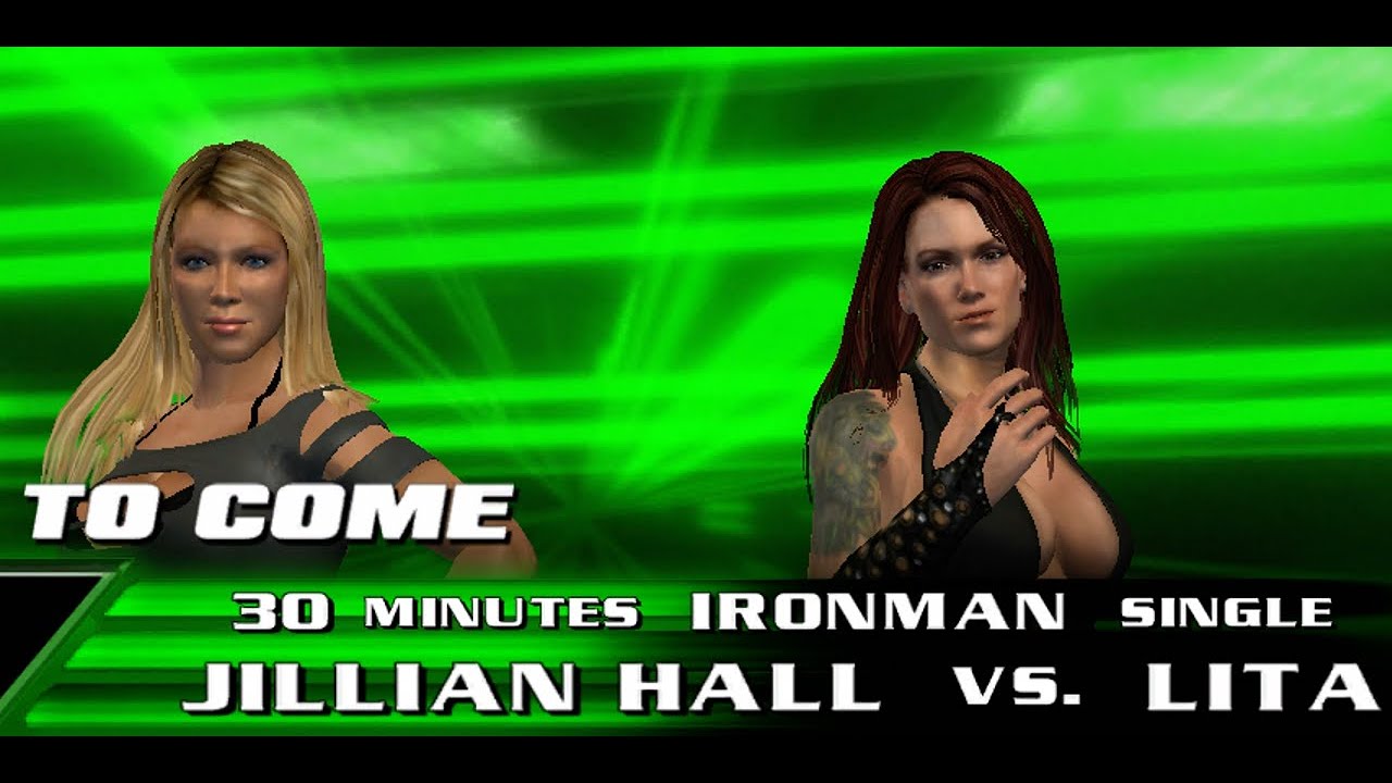 WWE Smackdown vs RAW 2007 Xbox 360 (Jillian Hall vs Lita) Ironman Match