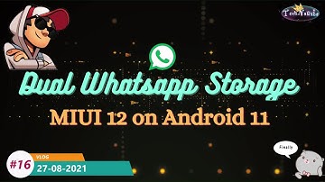 Where to find dual whatsapp storage 🤔🤔🤔 ? MIUI 12.0.5+ | Android 11 | 2021 #miui #dual #app #storage