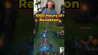 1000 Hours of Renekton 🥹😂😤 #leagueoflegends