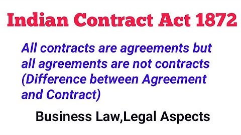 #All contracts are agreements but all agreements are not contracts|| B.com,B.B.A,Net,PGT Exams