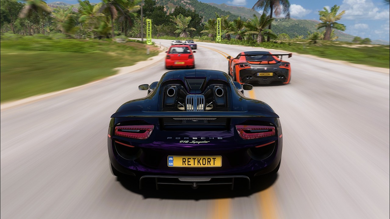 1000HP Porsche 918 Spyder VS Supercars - Unbeatable Race | Forza Horizon 5