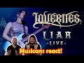 Musicians react to hearing LOVEBITES / Liar Official Live Video from &quot;Knockin&#39; At Heaven&#39;s Gate&quot;