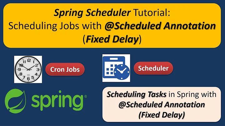 Spring Scheduler Tutorial: Scheduling Jobs with @Scheduled Annotation (Fixed Delay)