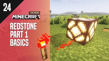 24 Redstone Basics Part 1 | Survival Guide Series | Minecraft Java Edition