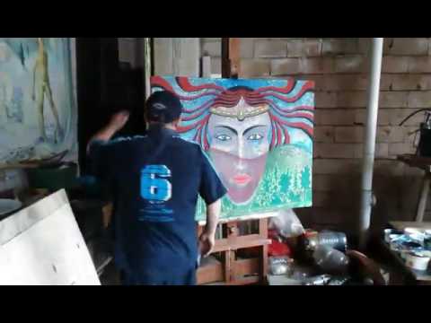 IJARETELI ARTS  ფრიდონ იჯარეთელი მის ნამუშევართან ერთად