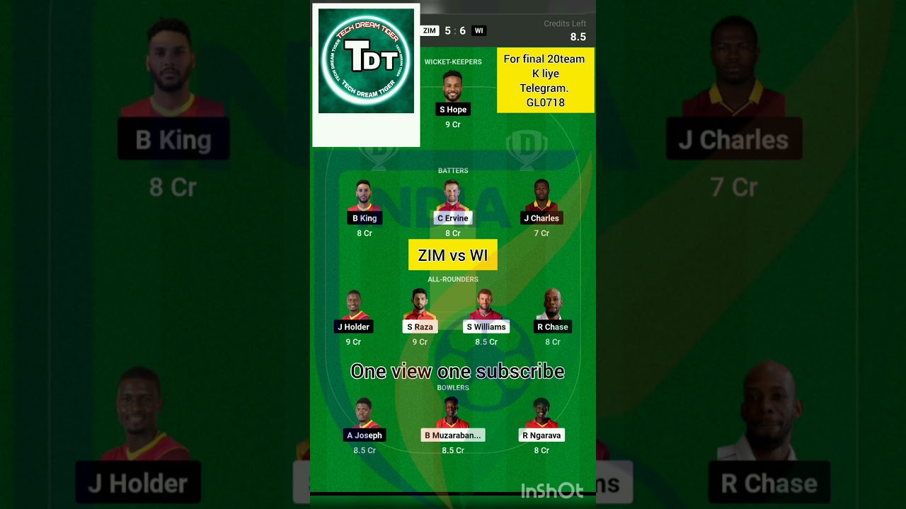 ZIM VS WI🤑🇮🇳||zim vs nep dream11||zim vs nep dream11 prediction 