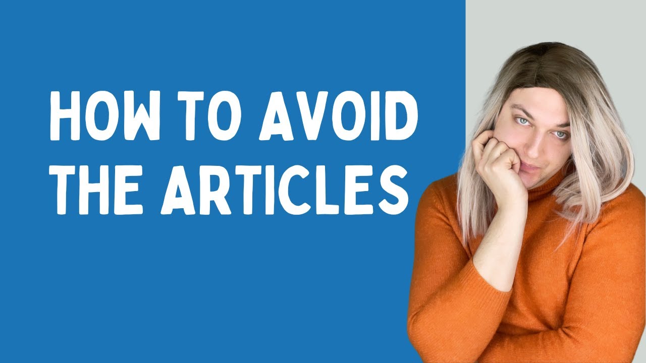 ⚠️ HOW TO AVOID THE ARTICLES ️ - Learn French better than Emily - # ...
