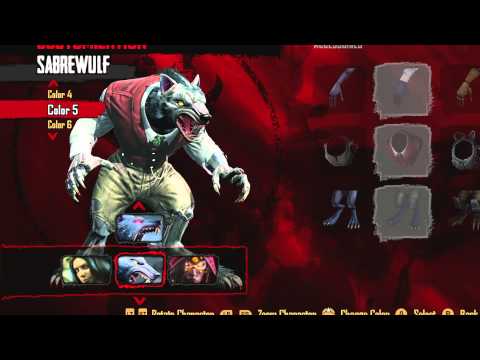 Killer Instinct New Classic Glacius and Sabrewulf Costumes