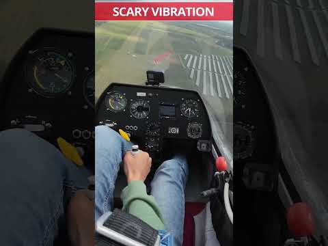 Soaring - Glider - Segelfliegen: SCARY VIBRATION - abnormal noise - sideslip - landing