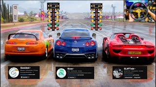 Randomized DRAG RACING Roulette vs GOOSIEST vs Rizon (Forza Horizon 5)