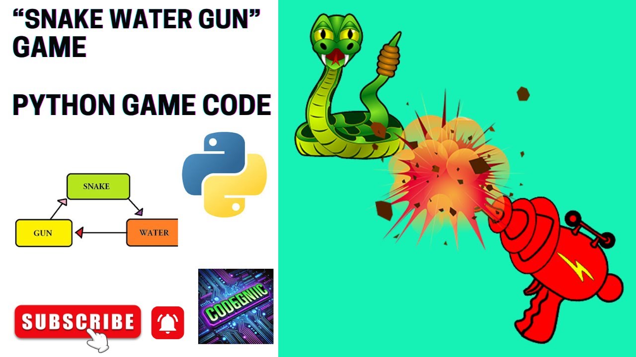 Snake water Gun Game in Python with Code - YouTube