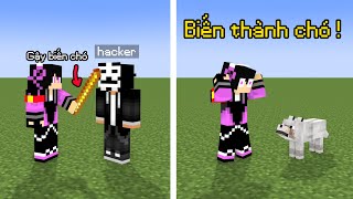 Mình Trở Thành Admin Và Biến Cả Server Thành Chó Trong Minecraft !!