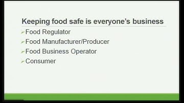 Live Interaction :  Food Quality and Food Safety                  Class :  XII