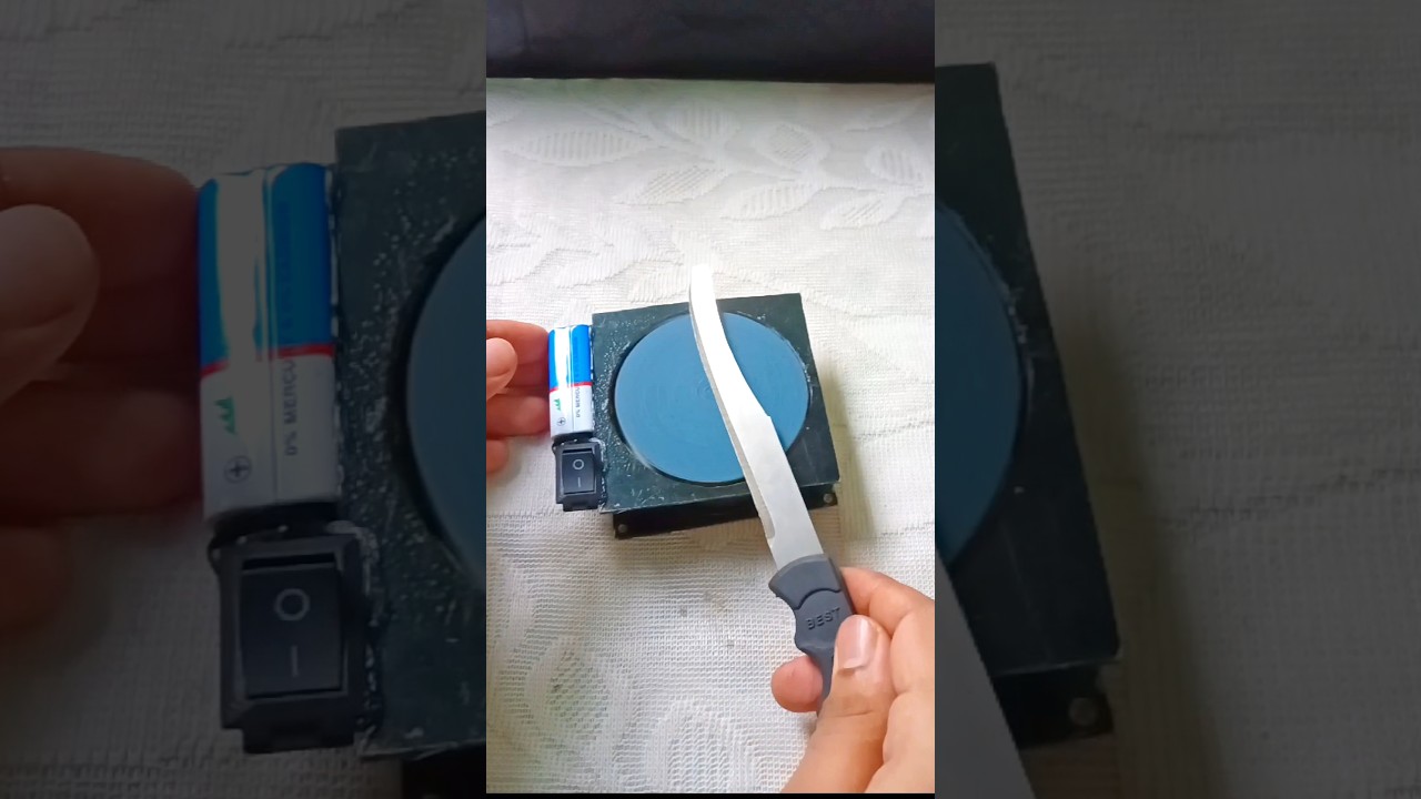 How To Make Knife Sharpener Machine 