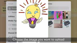 Upload your artwork on Padlet