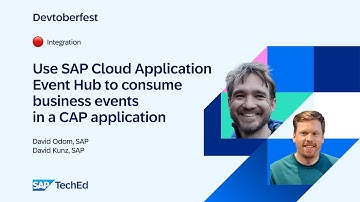 🔴 Use SAP Cloud Application Event Hub to consume business events in a CAP application