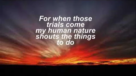 Thank You Lord, for the trials that come my way