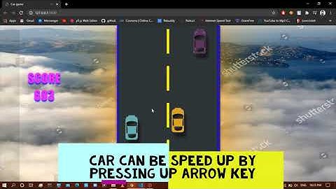 Project 1:Car Game with JavaScript & CSS