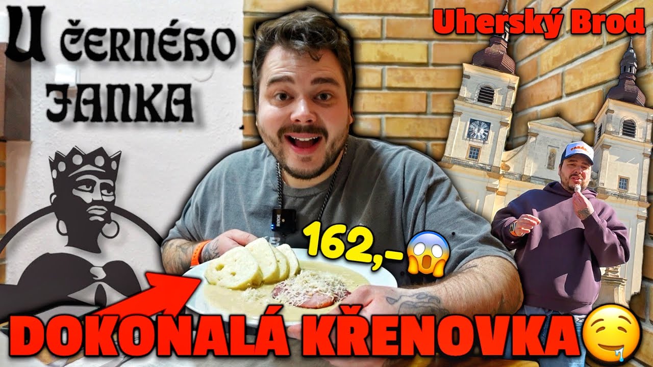 TAHLE KŘENOVKA S UZENÝM BYLA NEBE V HUBĚ🤤DOKONALE DOCHUCENÉ MENU🤩RESTAURACE U ČERNÉHO JANKA UH.BROD🤩