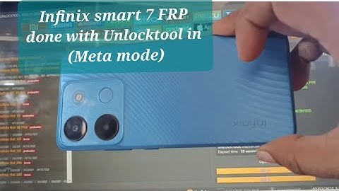 Infinix smart 7 Google account fix with unlocktool