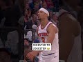 Josh Hart unties Jimmy Fallons shoes 😂