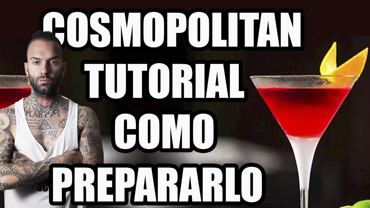 🍸🍒 COSMOPOLITAN COCKTAIL / TUTORIAL COMO PREPARARLO #tutorial #cocktail #español 🍸🍒