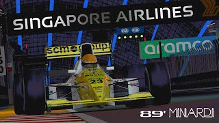 HOTLAP - F1 1989 at Singapore Circuit ! AC