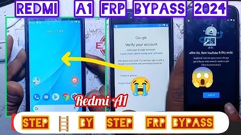 Redmi A1 FRP bypass 2024   || Xiaomi mi A1 Google account bypass (asking YouTube update ) No pc 💯