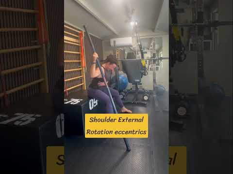 Shoulder External rotation eccentrics