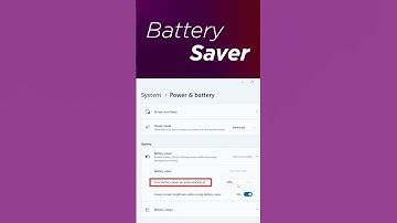 Enable/Disable Low Battery Warning in Windows 11 | Lenovo Support Quick Tips