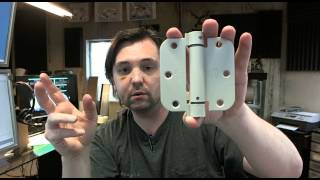 Bommer LB4312-350-600 3.5x3.5in Single Acting Spring Hinge-Full Mortise-Primed for Painting