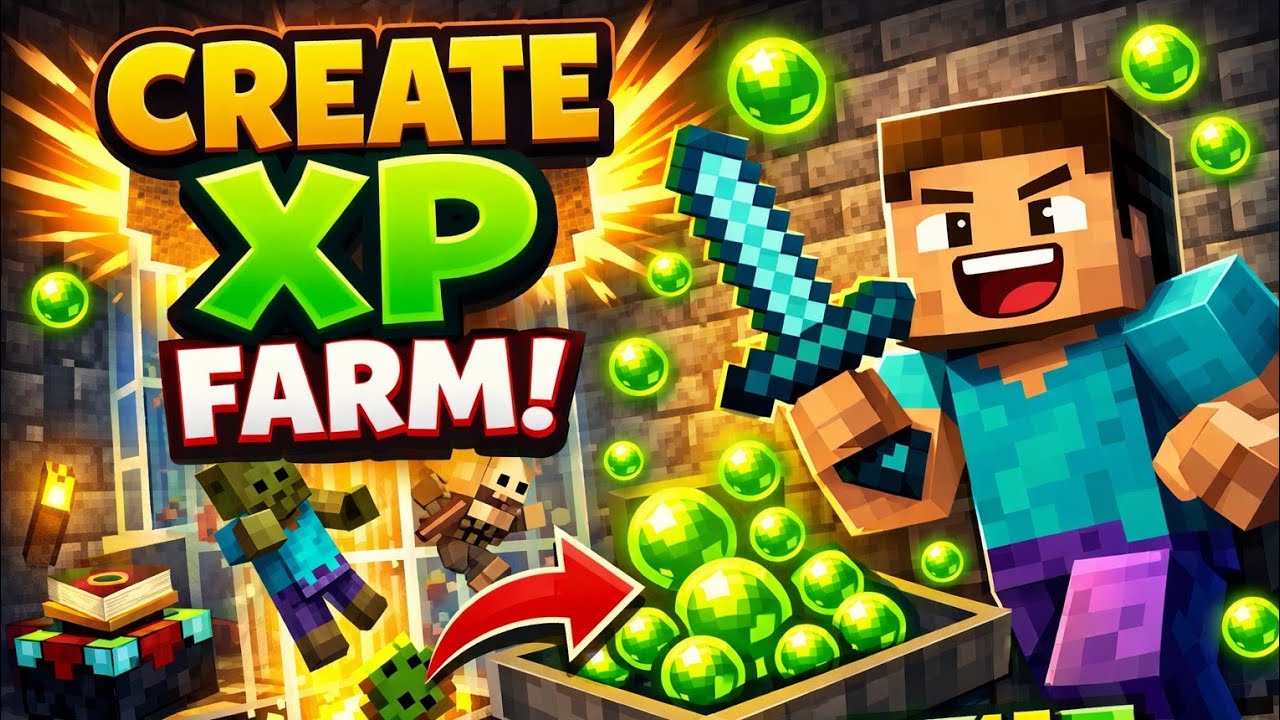 Building XP farm in Minecraft part 1 in mc fleet 