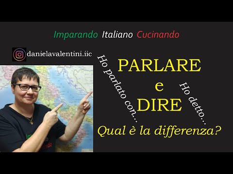 Video: Qual è la differenza tra parlare parlare e dire?