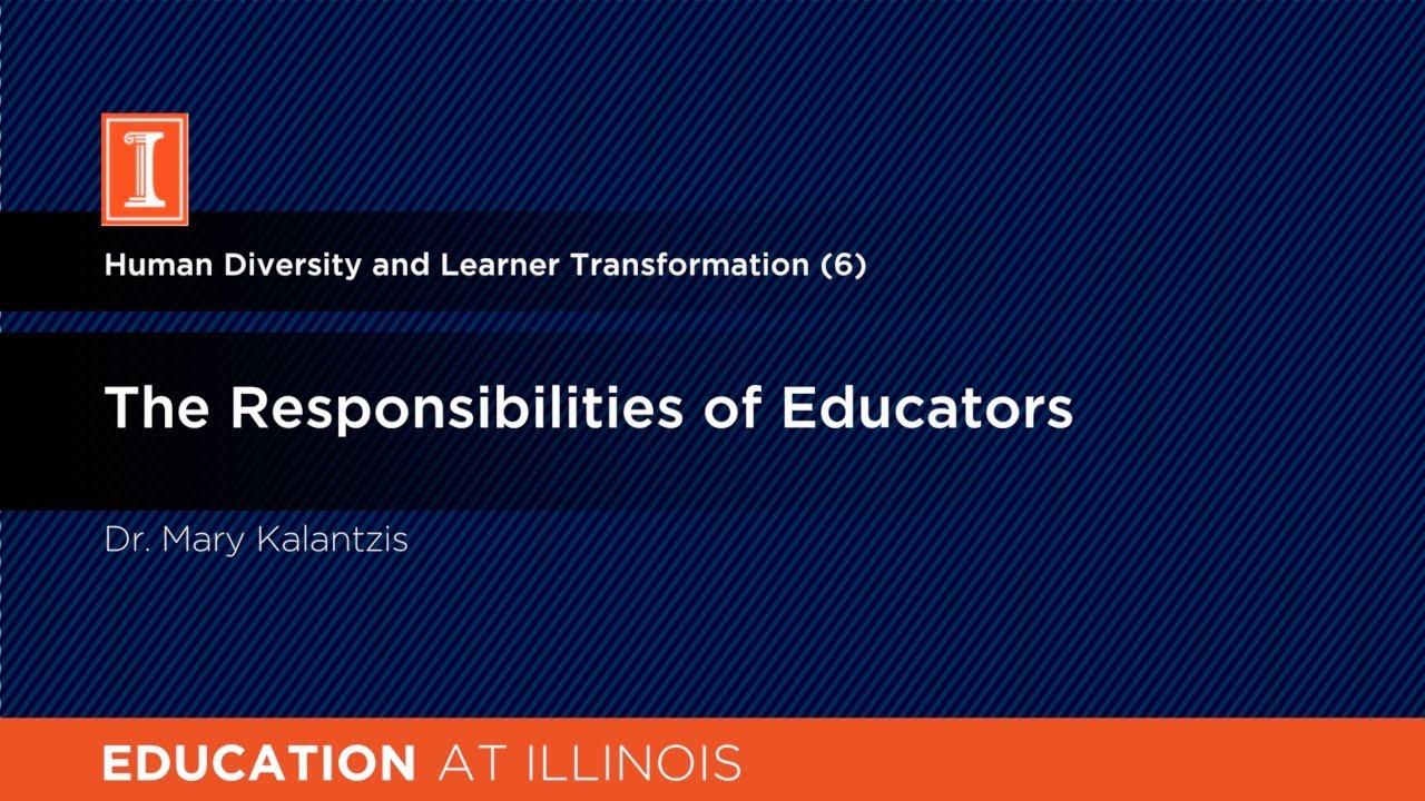 The Responsibilities Of Educators YouTube